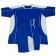 CW-69 Polyester Blue and White Soccer Set